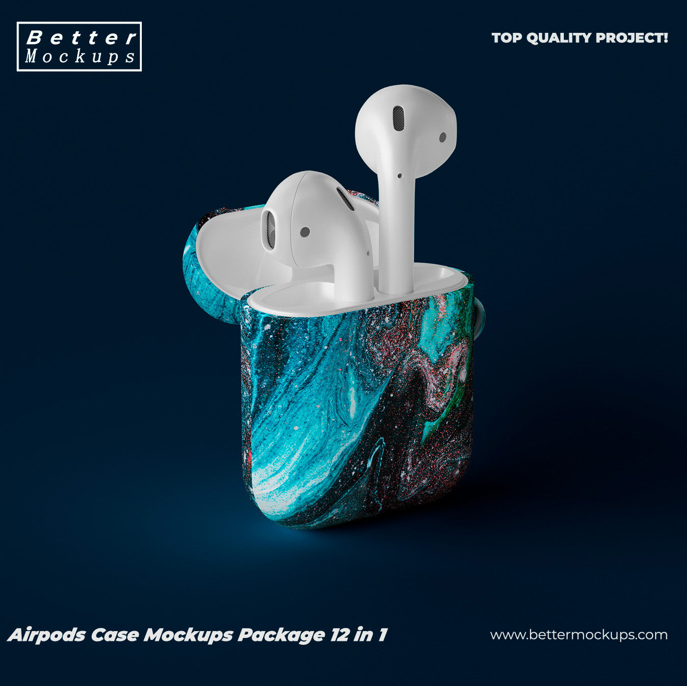 AirPods Case Mockup Package 12 in 1 – Bettermockups